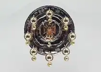 Sølje med hodeskalle stemplet inn: Foto: Privat